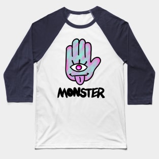 Monster hand Baseball T-Shirt